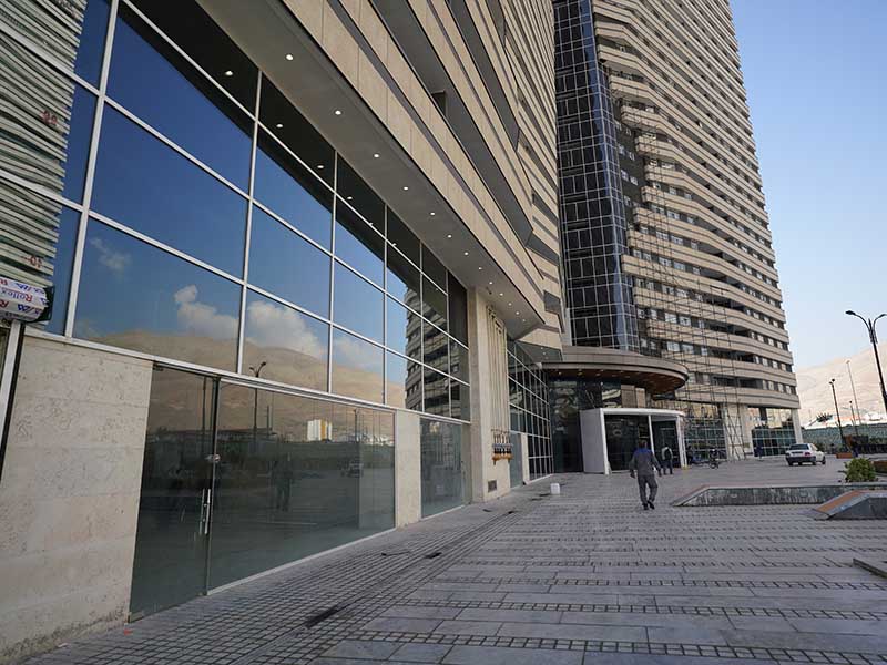 انواع نمای کرتین وال